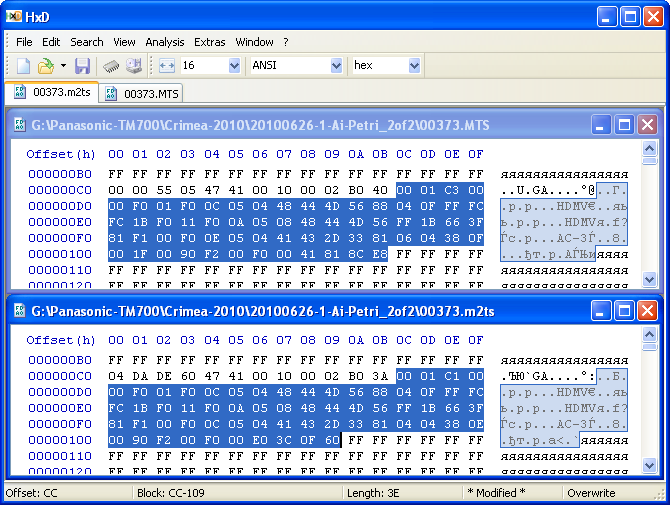 Hex Editor Step 5: Correct The Block Length